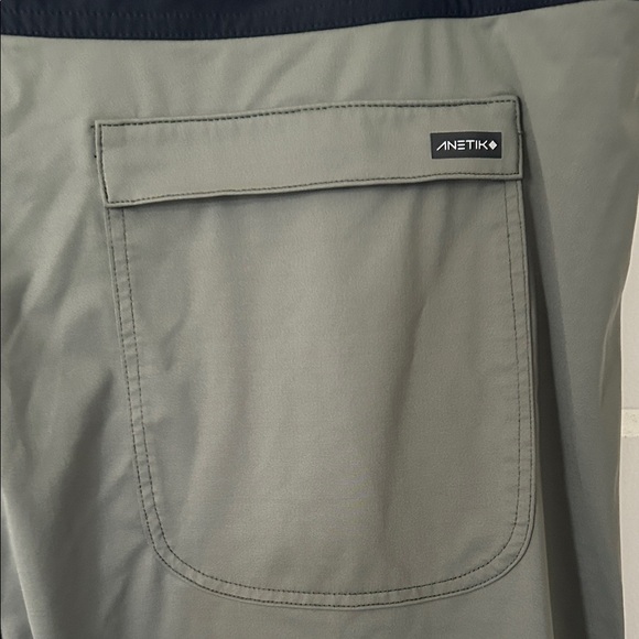 Men's Khaki and Black Board Shorts - Picture 6 of 9
